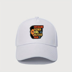 Printed Baseball Cap Cotton Adjustable Sunscreen Peaked Hat