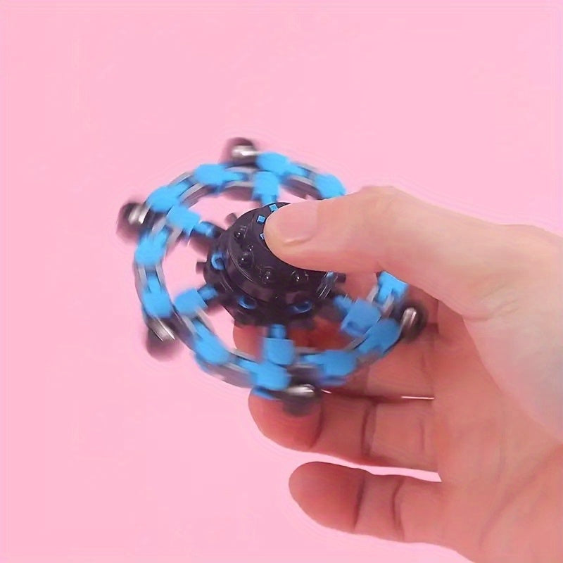 Fingertip Mechanical Gyroscope Deformation Chain DIY Toy