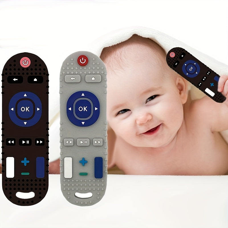 Baby Silicone Remote Control Teether Baby Anti eating Hand Molar Stick