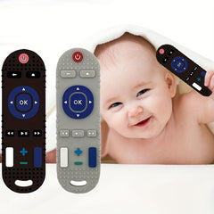 Baby Silicone Remote Control Teether Baby Anti eating Hand Molar Stick