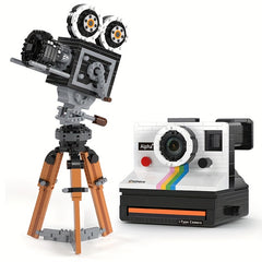 Vintage Camera Building Block Model High Difficulty Bead Toy