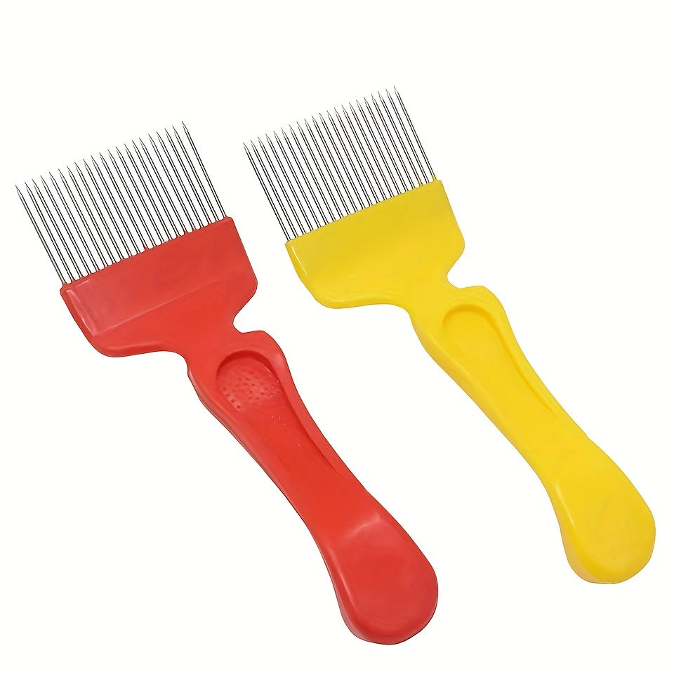 Beekeeping Tools 21 Pin Honey Forks Straight Needles Stainless Steel Sparse Rake