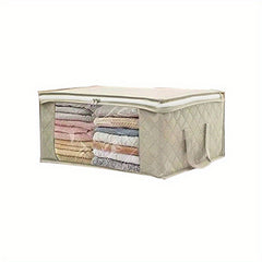 Foldable Clothes Storage Bag Organizer with Clear Window