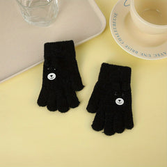 Cartoon Touch Screen Gloves Knit Gloves Winter Thickened Warm Gloves