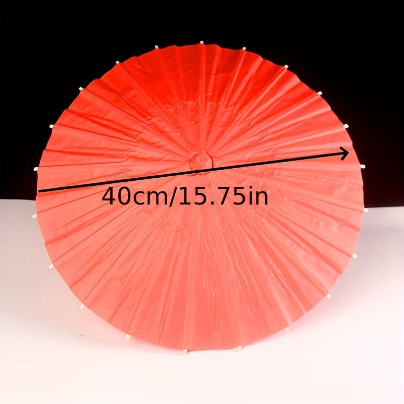Mini Paper Umbrella Coloring Props Decoration