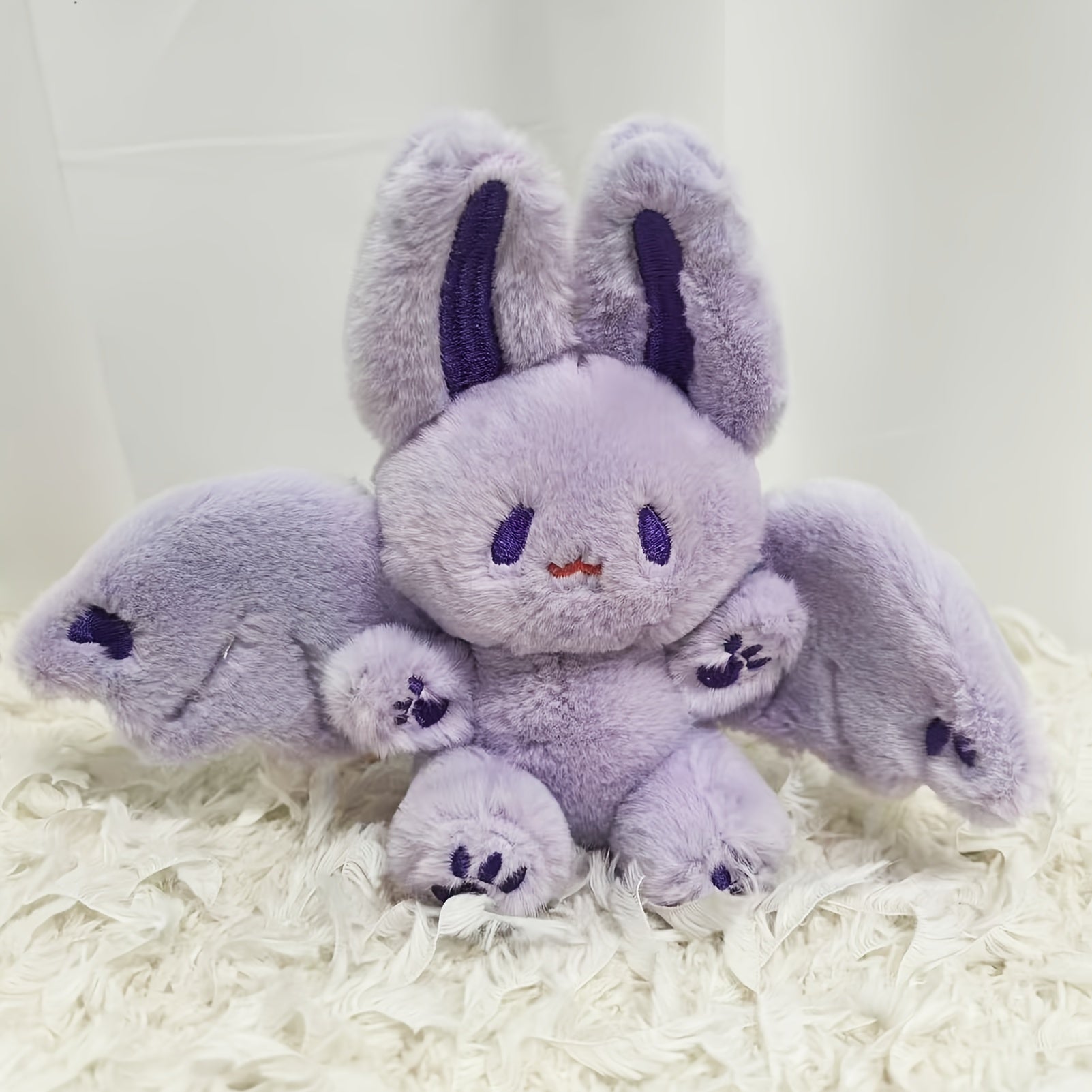 Halloween Bat Plush Toy Realistic Bunny Purple Soft Plush Decor