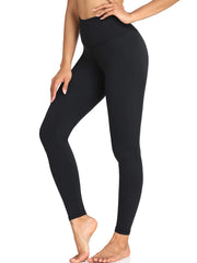 High Waisted Leggings for Women - Soft Athletic Tummy Control Pants