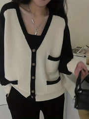 Button Down Knit Cardigan Casual Long Sleeve Sweater
