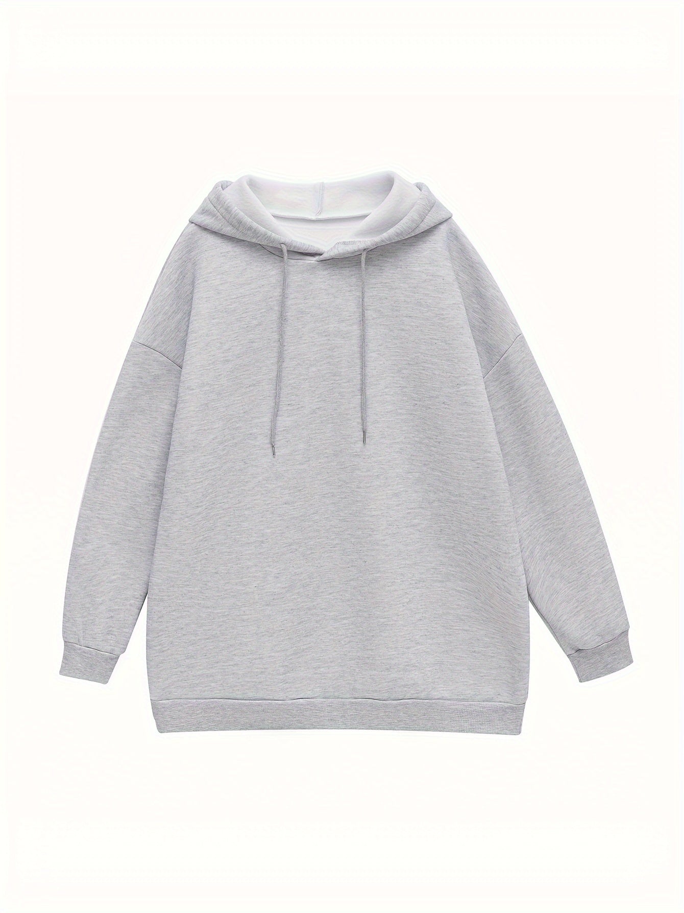 Women's Plus Long Sleeve Drawstring Hoodie