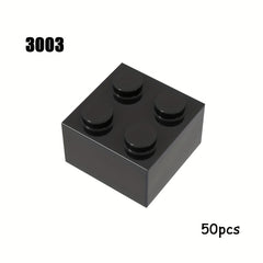 50pcs 2x2 High Base Brick Small Tile Set MOC Building Blocks Part 3003