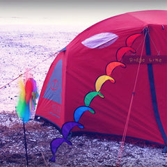 6m Colorful Windmill Tent Hanging Flag for Camping