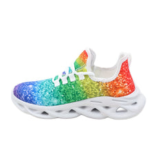 Men's Blade Sneakers Sparkling Rainbow Shoes