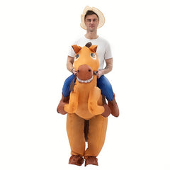 Halloween Horse Inflatable Costume Funny Cosplay Riding Inflatable Costume