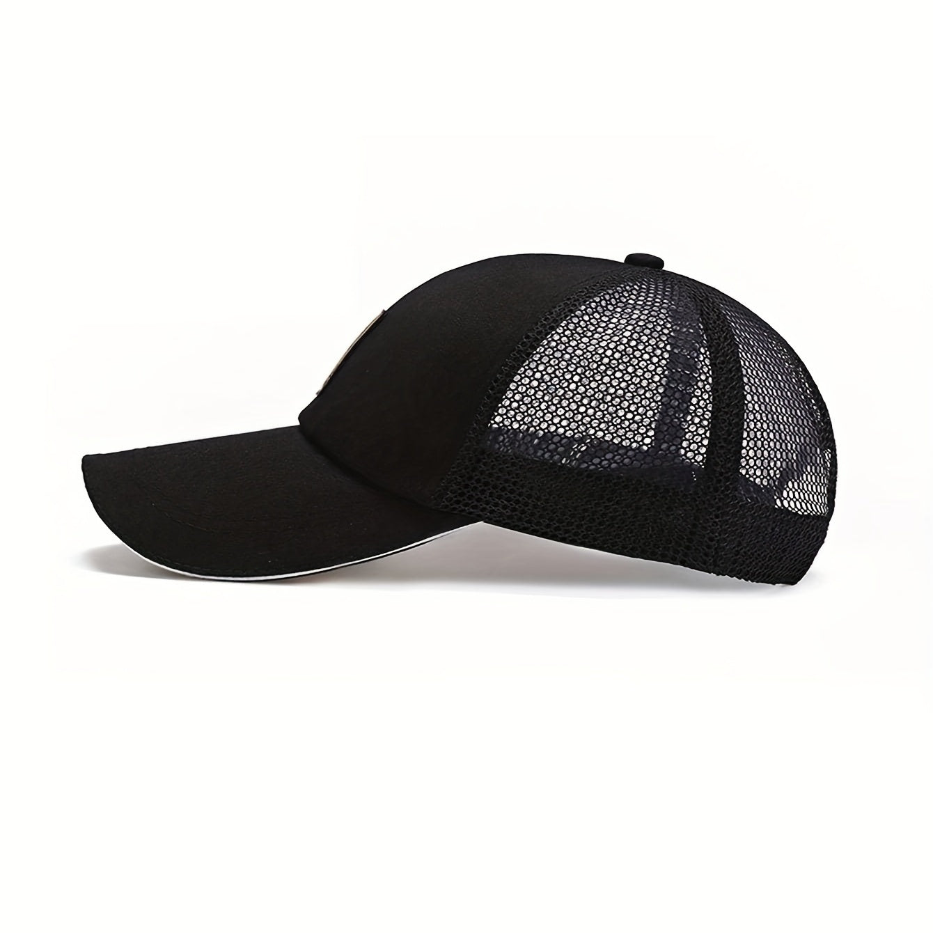Men's Mesh Baseball Cap Sun Protection Outdoor Fishing Peaked Trucker Hat