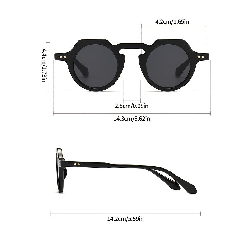 Vintage Round Frame Sunglasses