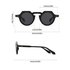 Vintage Round Frame Sunglasses