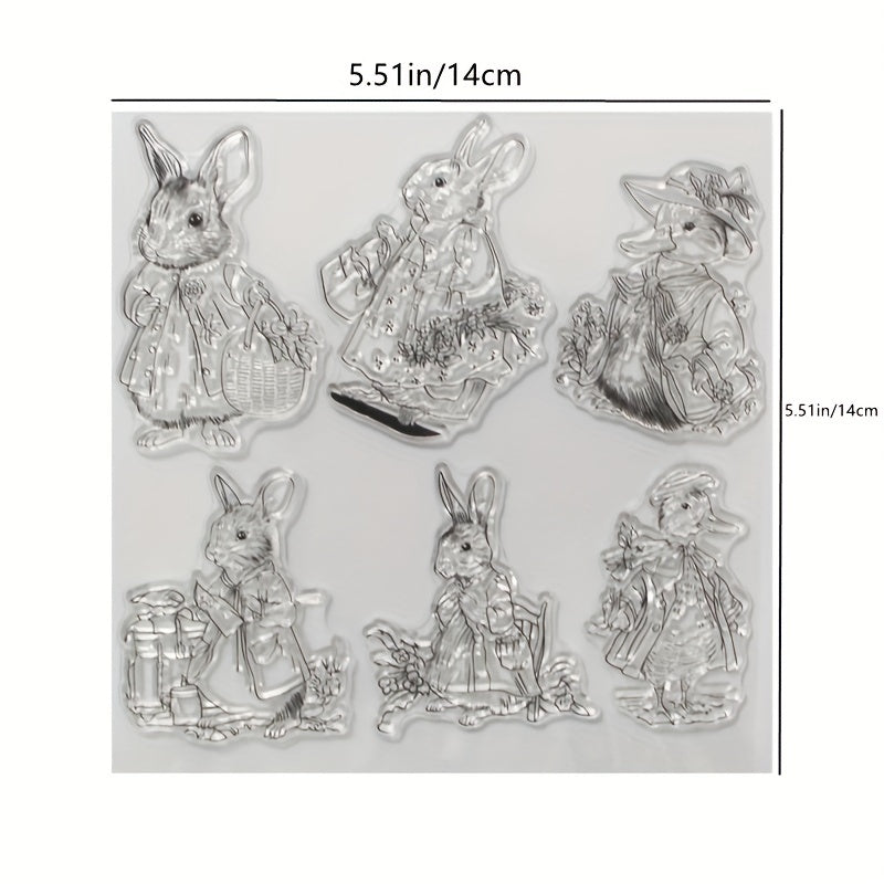 Rabbit Duck Clear Stamp for DIY Decoration