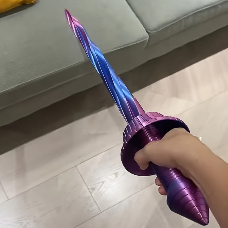 3D Printing Gravity Telescopic Spiral Samurai Decompression Toy