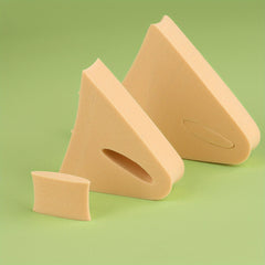 1pair Toe Plugs Sponge High Heels Soft Anti Pain Round Toe Pointed Toe
