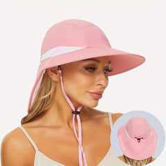 Women's Quick Dry Sun Hat With Neck Guard