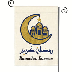 Ramadan Kareem Garden Flag Vertical Double Sided Moon And Star Flag