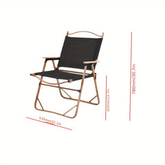 1pc Camping Chairs Outdoor Folding Chairs Aluminum Alloy Beach Chairs