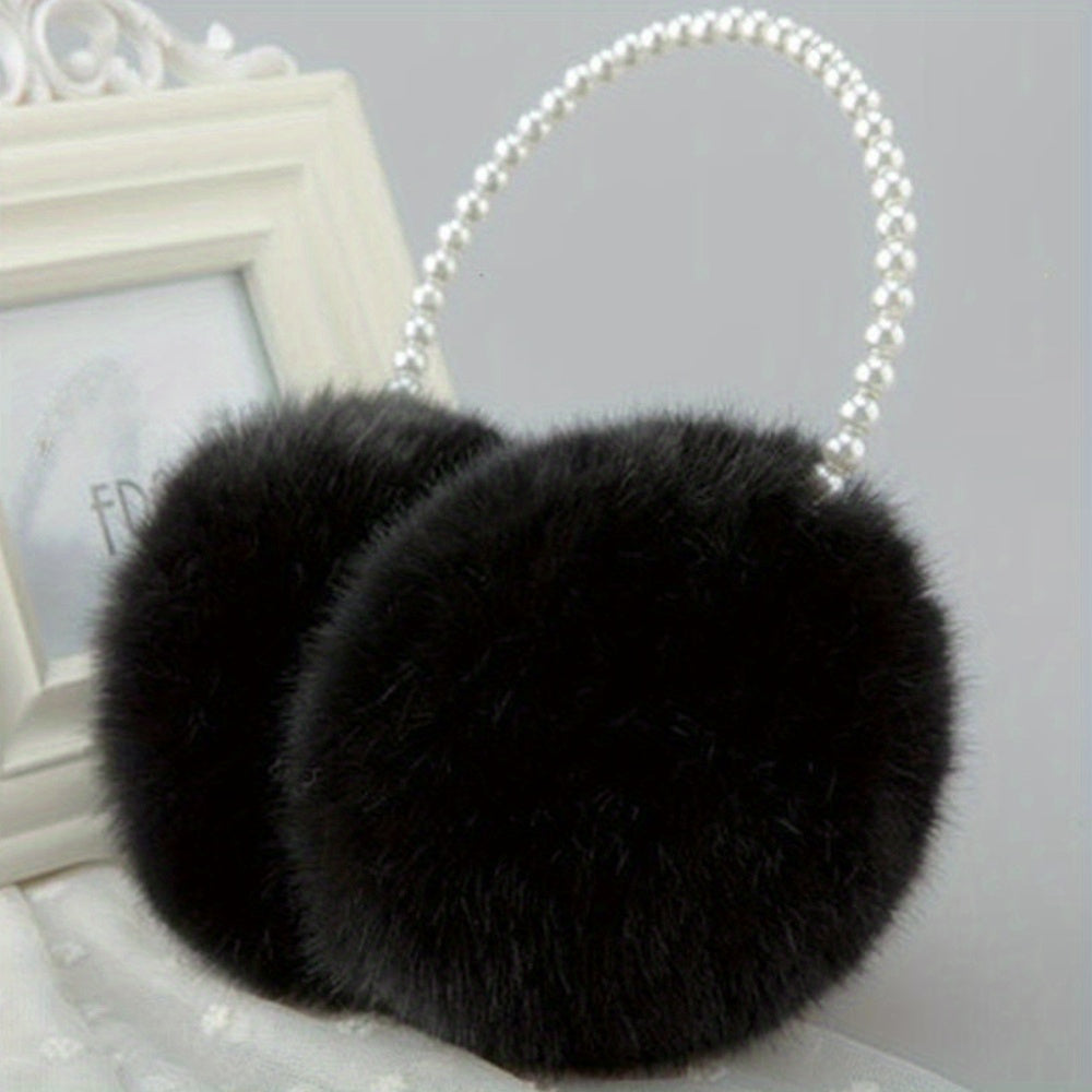 Plush Ear Muffs Women Winter Accessories Christmas Party Headwear