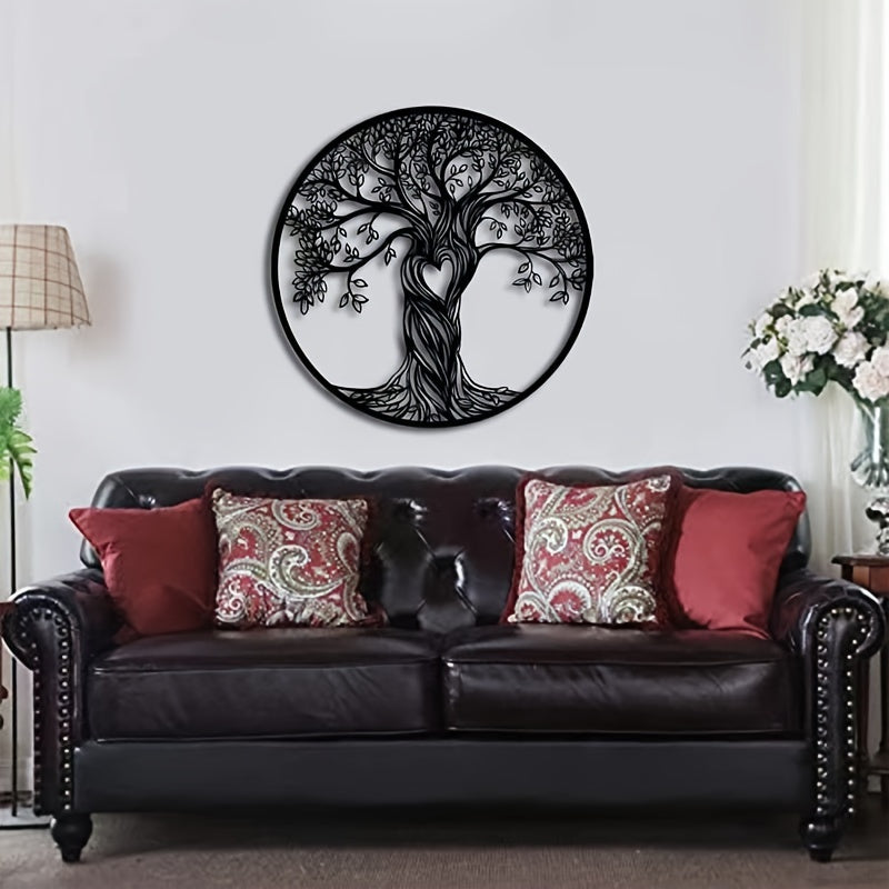 Iron Love Tree Of Life Wall Decoration Hanging Farm Wall Hanging