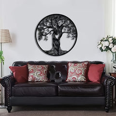 Iron Love Tree Of Life Wall Decoration Hanging Farm Wall Hanging