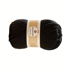 6pcs Hand Woven DIY Milk Cotton Yarn, Needlework Supplies