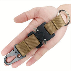 Tactical Key Chain Stainless Steel Buckle Portable Outdoor Accessory