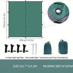 Ultralight Tarp Camping Survival Sun Shelter Waterproof Beach Canopy