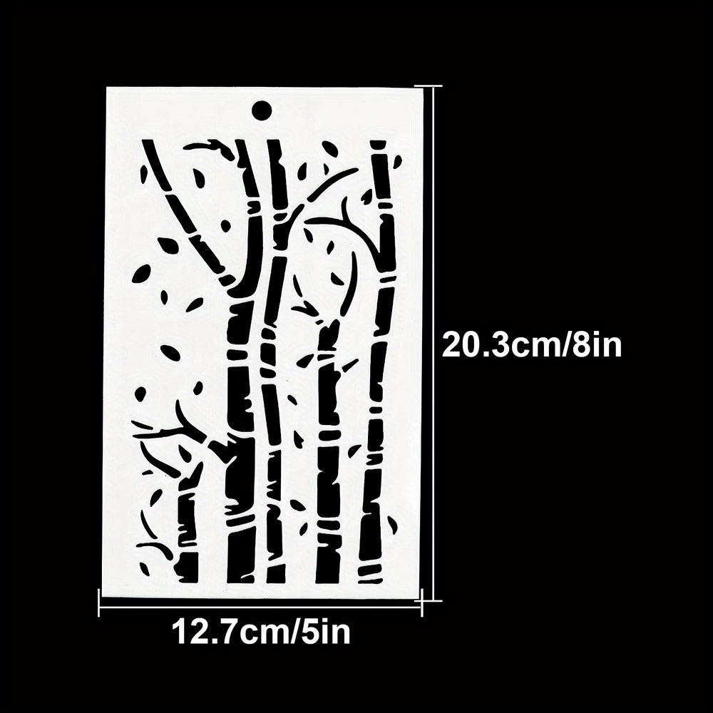 Forest Background Stencils DIY Art Stencils For Painting