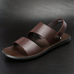 Men's PU Leather Sandals Casual Non Slip Shoes