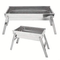 Portable Charcoal Grill for Camping Hiking Picnics - Folding BBQ Grill