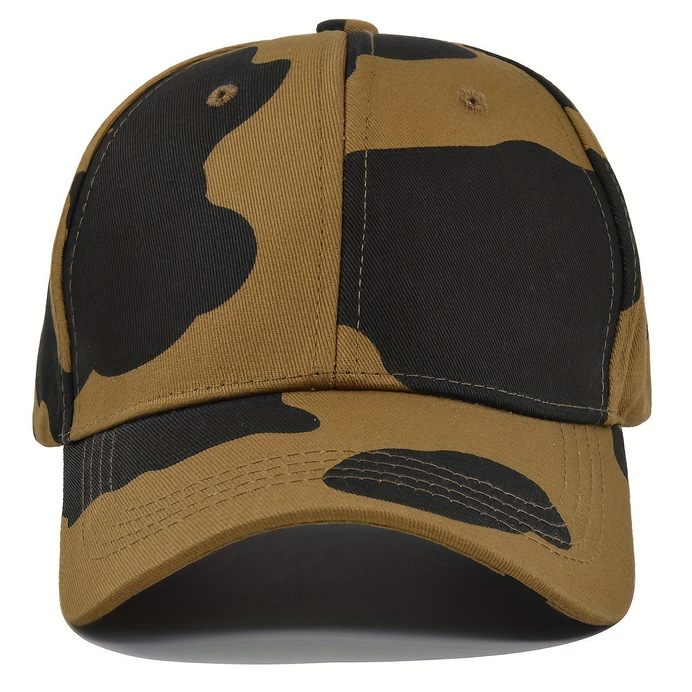 Cow Pattern Baseball Cap Curved Brim Sun Hat Unisex Dad Hats