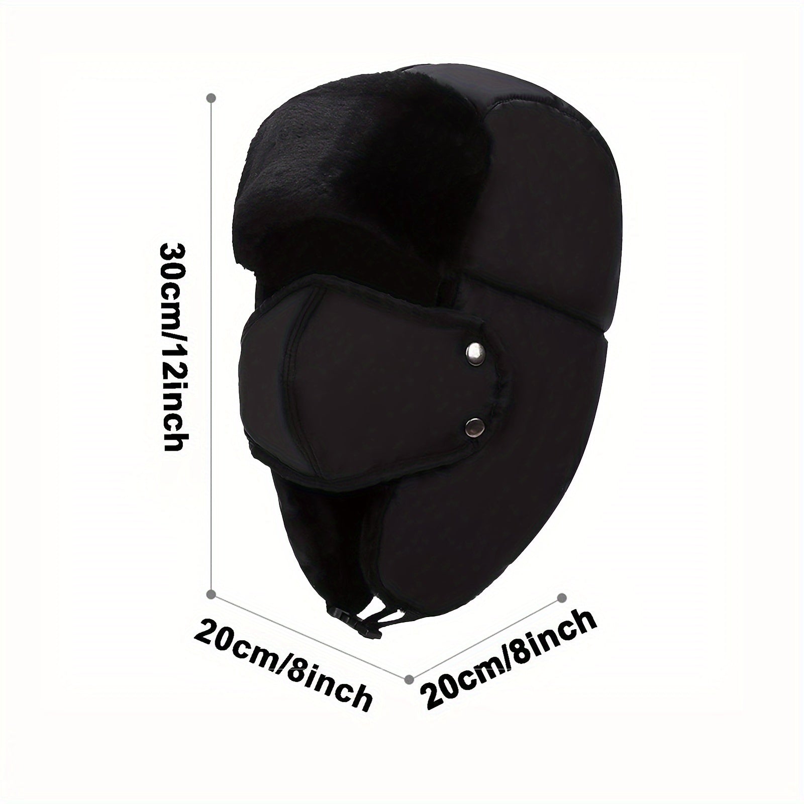 Winter Windproof Velvet Warm Hat Outdoor Cycling Skiing