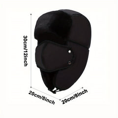 Winter Windproof Velvet Warm Hat Outdoor Cycling Skiing
