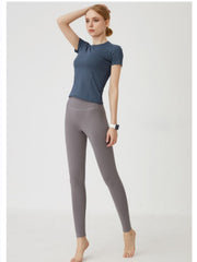 High Waist Yoga Leggings Breathable Moisture Wicking