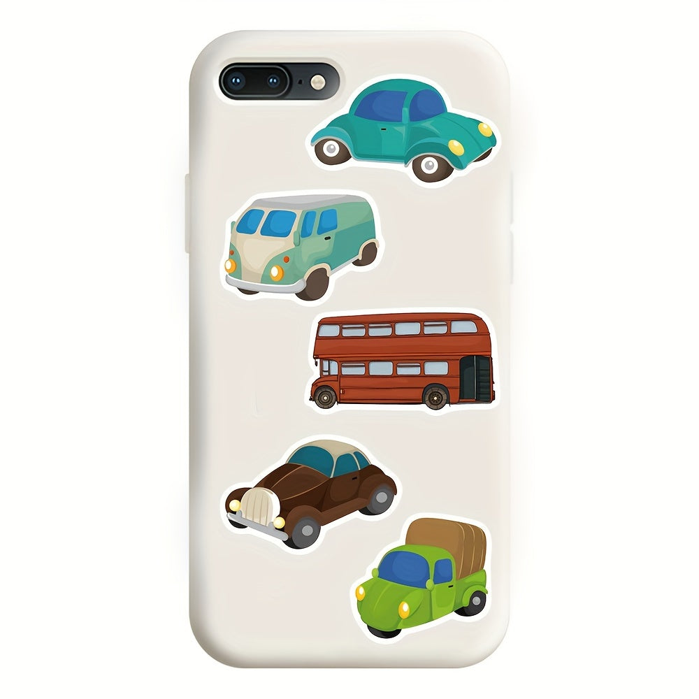 51pcs Vehicle Graffiti Stickers for Phone Case Cup Guitar Skateboard