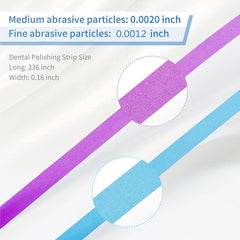 6M Dental Polishing Strips Resin Tooth Grinding Teeth Whitening