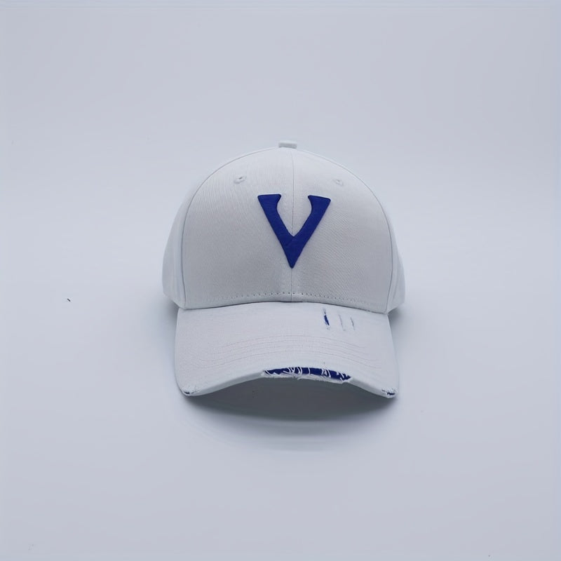 Ripped Baseball Cap Hip Hop Cotton Sun Hat Unisex Couple Dad Hats