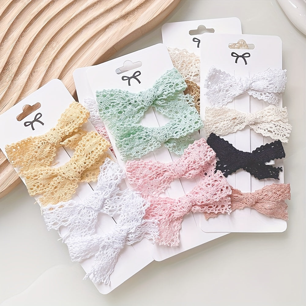 Sweet Bowknot Hair Clips for Baby Girl