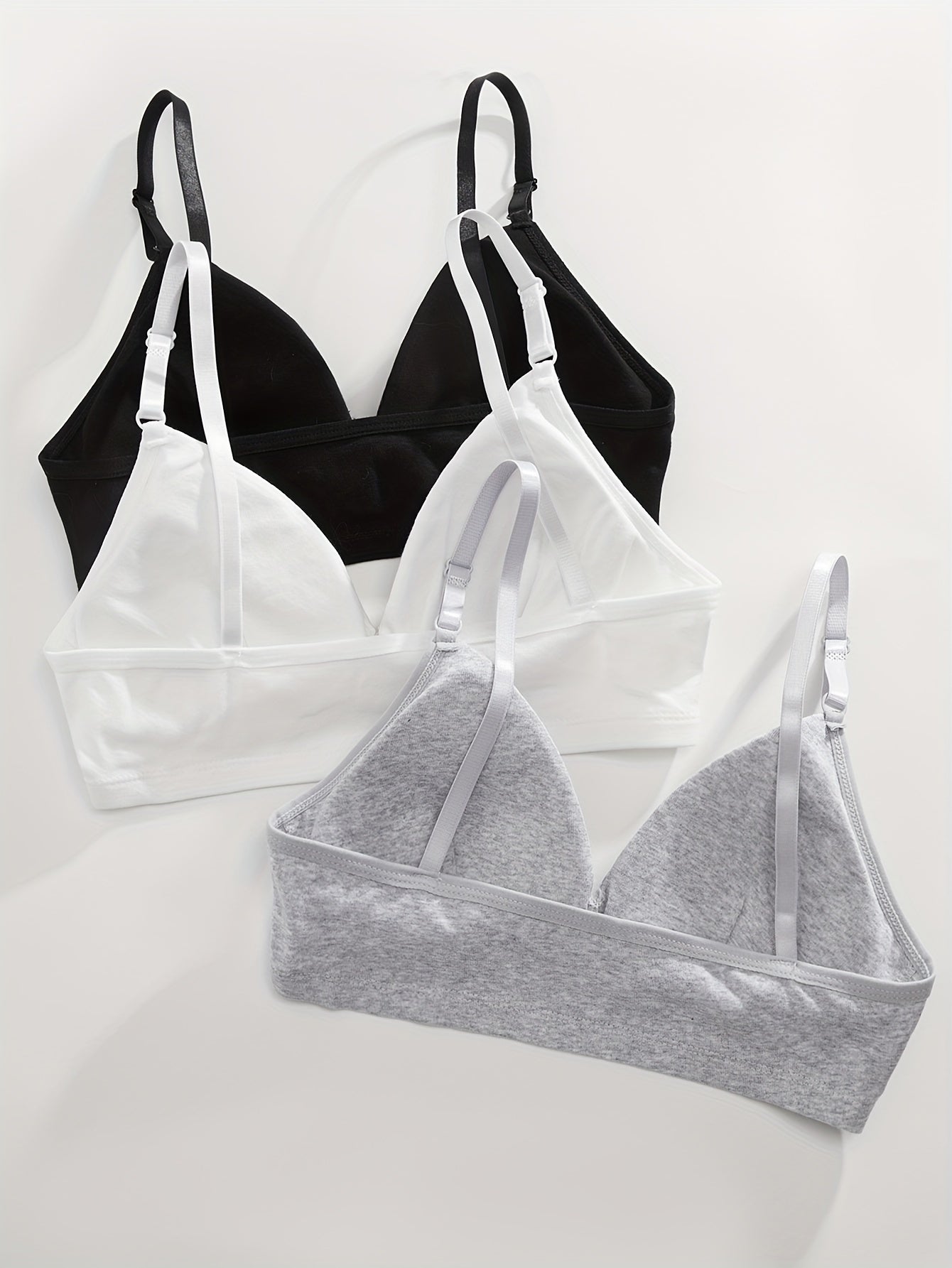 3pcs Wireless Bras - Comfy & Breathable Women's Lingerie