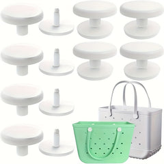 4pcs Beach Bag Handle Replacement Buttons Lightweight Plastic