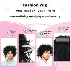Men's Dress Up Wig Synthetic Hair Daily Party Halloween Cosplay