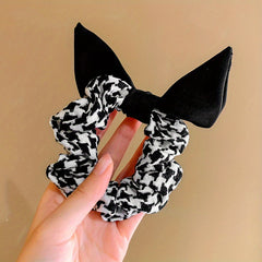 Mesh Bowknot Heart Hair Tie Hair Bands Ponytail Holders