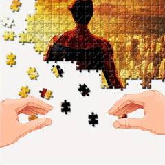 1000pcs Spider Themed Jigsaw Puzzle - Family Fun Activity