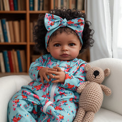 Lifelike Reborn Baby Dolls 20Inch Fabric body vinyl limbs Real Life Baby