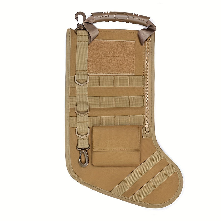 Christmas Stocking Molle Storage Bag Xmas Ornament For Family Decor